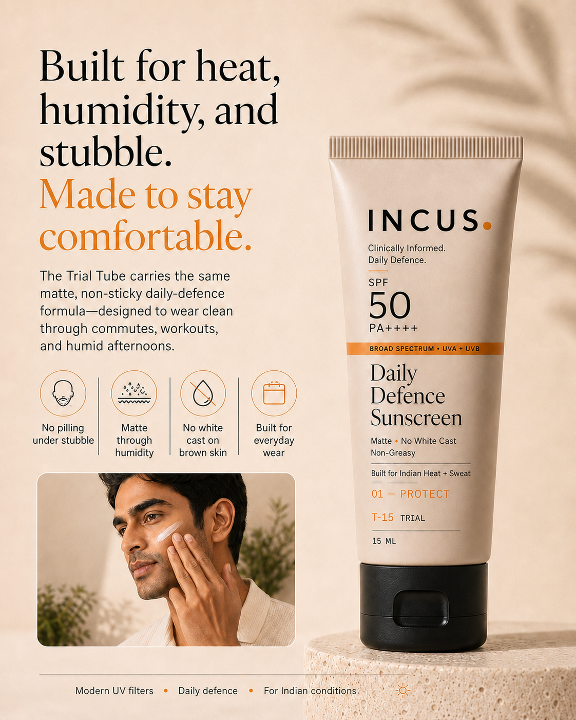 Daily Defence Sunscreen Trial Tube