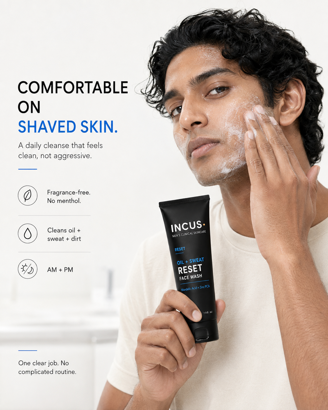 Oil + Sweat Reset Face Wash